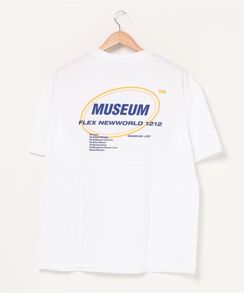 DING(ディング)の「DING/MUSEUM Tシャツ(Tシャツ/カットソー・レディース・ホワイト/ブラック/パープル・FREE)」の4枚目の写真