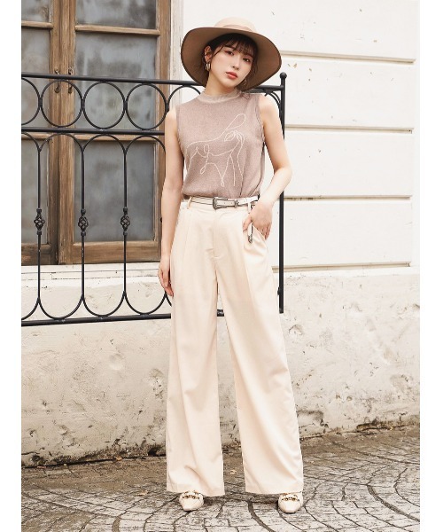 パンツ darich ダーリッチ Darich サイドスリットハイウエストショートパンツ