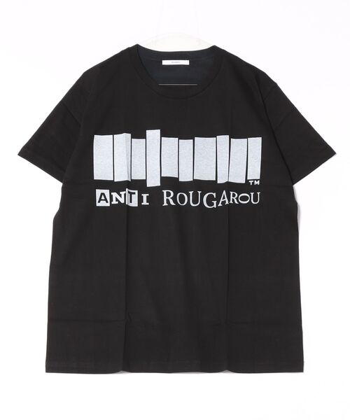 ROUGAROU（ルーガルー）の「[ROUGAROU / ルーガルー] ANTI SHORT SLEEVES（Tシャツ/カットソー・メンズ・ホワイト/ブラック/サンドベージュ・4/3）」の2枚目の写真