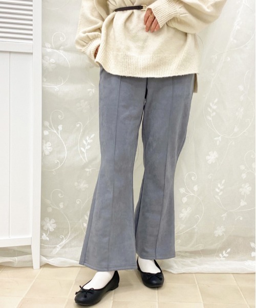 apres jour(アプレジュール)の「スエードパンツ【ZOZOTOWN限定アイテム】(その他パンツ・レディース・アイボリー/モカ/ブルー系その他/スモークピンク・SMALL/MEDIUM)」の4枚目の写真