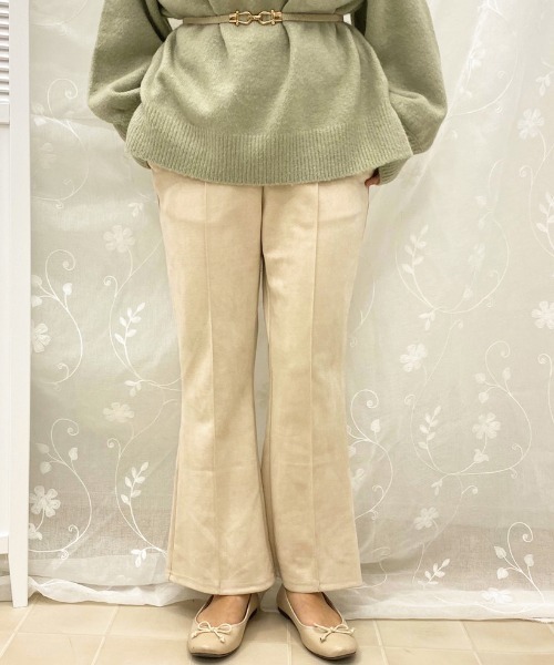 apres jour(アプレジュール)の「スエードパンツ【ZOZOTOWN限定アイテム】(その他パンツ・レディース・アイボリー/モカ/ブルー系その他/スモークピンク・SMALL/MEDIUM)」の5枚目の写真