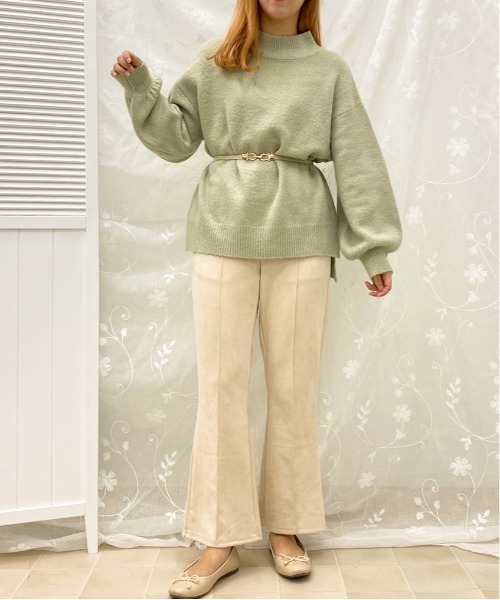 apres jour(アプレジュール)の「スエードパンツ【ZOZOTOWN限定アイテム】(その他パンツ・レディース・アイボリー/モカ/ブルー系その他/スモークピンク・SMALL/MEDIUM)」の8枚目の写真