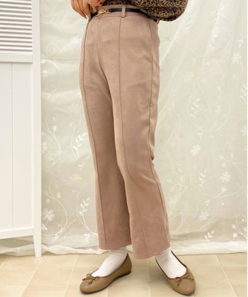 apres jour(アプレジュール)の「スエードパンツ【ZOZOTOWN限定アイテム】(その他パンツ・レディース・アイボリー/モカ/ブルー系その他/スモークピンク・SMALL/MEDIUM)」の10枚目の写真