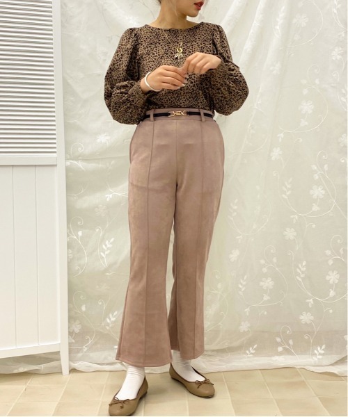 apres jour(アプレジュール)の「スエードパンツ【ZOZOTOWN限定アイテム】(その他パンツ・レディース・アイボリー/モカ/ブルー系その他/スモークピンク・SMALL/MEDIUM)」の12枚目の写真