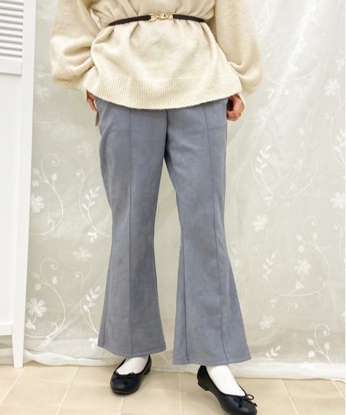 apres jour(アプレジュール)の「スエードパンツ【ZOZOTOWN限定アイテム】(その他パンツ・レディース・アイボリー/モカ/ブルー系その他/スモークピンク・SMALL/MEDIUM)」の13枚目の写真