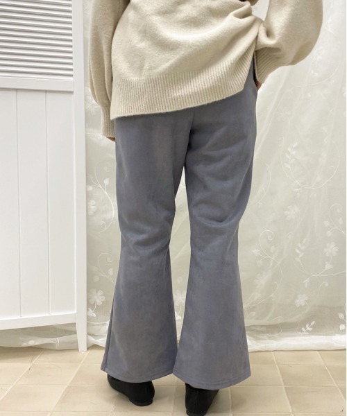 apres jour(アプレジュール)の「スエードパンツ【ZOZOTOWN限定アイテム】(その他パンツ・レディース・アイボリー/モカ/ブルー系その他/スモークピンク・SMALL/MEDIUM)」の15枚目の写真