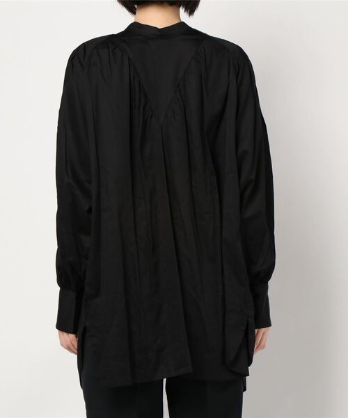 DouDou（ドゥドゥ）の「ハイネック切替ブラウス（シャツ/ブラウス・レディース・ブラック/ベージュ・FREE）」の3枚目の写真