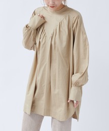 DouDou | ハイネック切替ブラウス(シャツ/ブラウス)