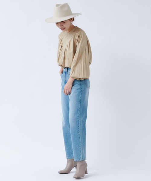 DouDou（ドゥドゥ）の「ハイネック切替ブラウス（シャツ/ブラウス・レディース・ブラック/ベージュ・FREE）」の17枚目の写真