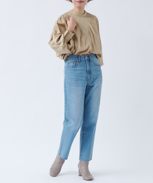 DouDou（ドゥドゥ）の「ハイネック切替ブラウス（シャツ/ブラウス・レディース・ブラック/ベージュ・FREE）」の13枚目の写真