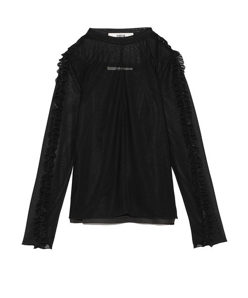fur fur - 袖シアーカットプルオーバー　ブラック FURFUR｜シアープルオーバー | Rakuten Fashion(楽天