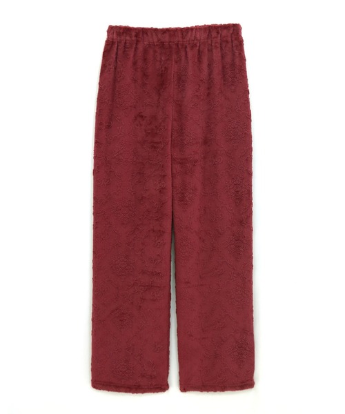 fran de lingerie(フランデランジェリー)の「memory fleece set-up襟付き&前開き・上下セット(ルームウェア/パジャマ・レディース・ライトブラウン/ダークブルー/ワイン/グレイッシュブルー/コーラルピンク・M-L)」の18枚目の写真