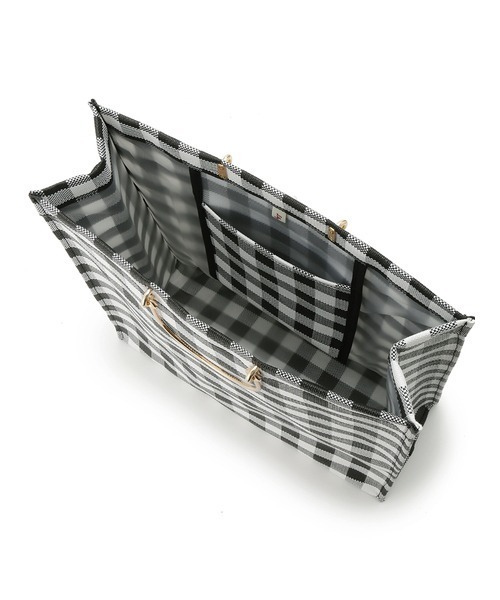 LILY BROWN(リリーブラウン)の「メタルハンドルトートバッグ(トートバッグ・レディース・ゴールド/ボルドー/ブラック・FREE)」の9枚目の写真