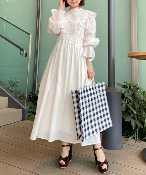 LILY BROWN(リリーブラウン)の「メタルハンドルトートバッグ(トートバッグ・レディース・ゴールド/ボルドー/ブラック・FREE)」の15枚目の写真