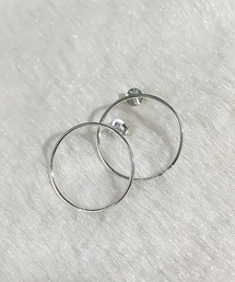 THEATER シアター リングモチーフデザインキャッチピアス