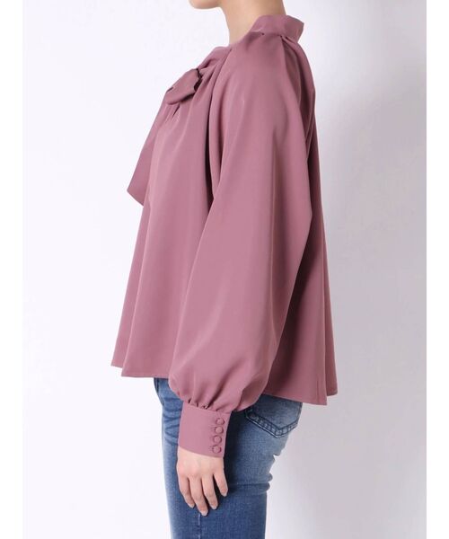 RESEXXY（リゼクシー）の「タイ付きブラウス（シャツ/ブラウス・レディース・その他1/ピンク/アイボリー・FREE）」の16枚目の写真