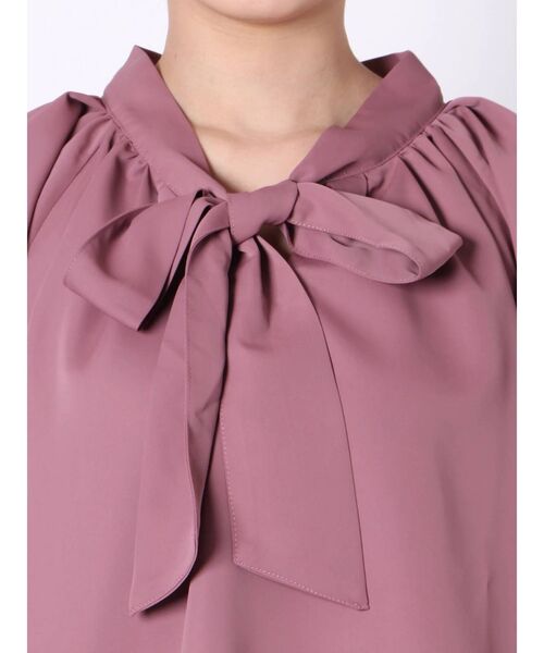 RESEXXY（リゼクシー）の「タイ付きブラウス（シャツ/ブラウス・レディース・その他1/ピンク/アイボリー・FREE）」の18枚目の写真