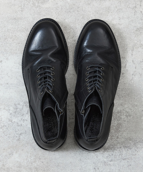 PADRONE（パドローネ）の「PADRONE パドローネ / CHUKKA BOOTS with SIDE ZIP [BAGGIO] サイドジップ付レザーチャッカブーツ / PU7358-1205（ブーツ・メンズ・アッシュグレー/ブラック/ベージュ/キャメル/ダークブラウン・40/39/41/42/43）」の16枚目の写真