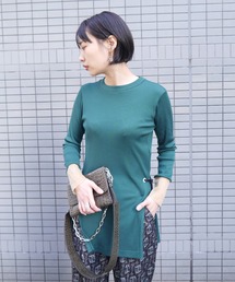 TOGA PULLA | TOGA PULLA “BRIGH”ジャージーリブLSトップス(Tシャツ/カットソー)