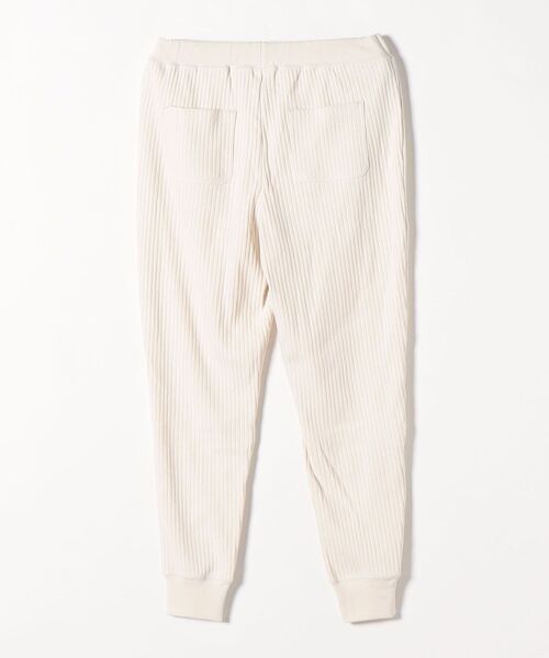 SHIPS any（シップス エニィ）の「SHIPS any: テレコ ジョグ パンツ◇◇（その他パンツ・レディース・ブラック/レンガ/ナチュラル/チャコールグレー・ONE SIZE）」の7枚目の写真