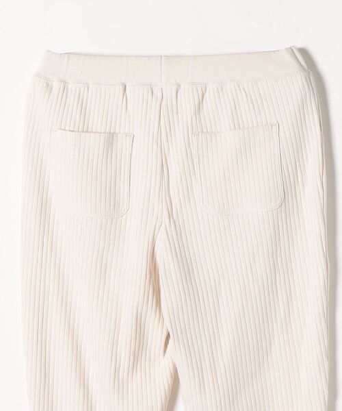 SHIPS any（シップス エニィ）の「SHIPS any: テレコ ジョグ パンツ◇◇（その他パンツ・レディース・ブラック/レンガ/ナチュラル/チャコールグレー・ONE SIZE）」の8枚目の写真