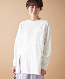 un dix cors | ロングシーズン活躍できるカットソー　ヘビーウエイトスリットロンT(Tシャツ/カットソー)
