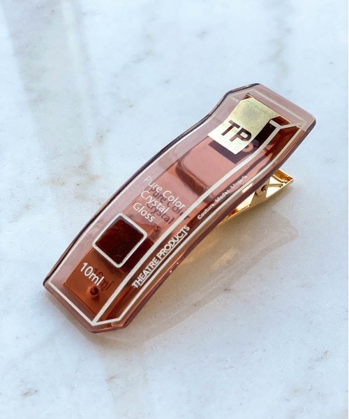 THEATRE PRODUCTS（シアタープロダクツ）の「LIP GLOSS CASE CLIP / THEATRE PRODUCTS（バレッタ/ヘアクリップ・レディース・グリーン/パープル・FREE）」の2枚目の写真