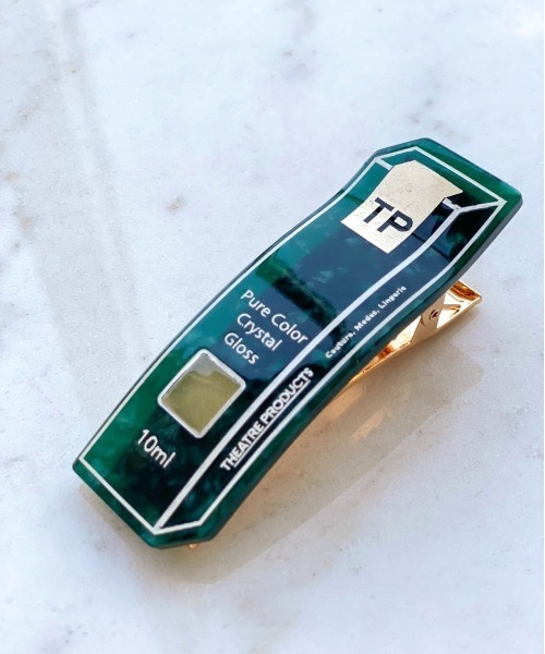 THEATRE PRODUCTS（シアタープロダクツ）の「LIP GLOSS CASE CLIP / THEATRE PRODUCTS（バレッタ/ヘアクリップ・レディース・グリーン/パープル・FREE）」の6枚目の写真
