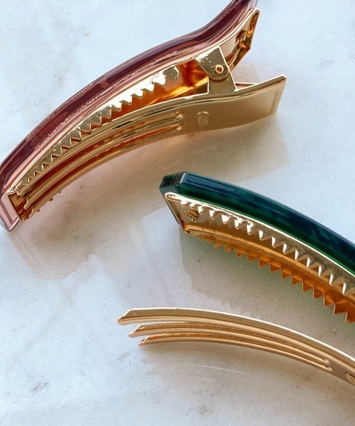 THEATRE PRODUCTS（シアタープロダクツ）の「LIP GLOSS CASE CLIP / THEATRE PRODUCTS（バレッタ/ヘアクリップ・レディース・グリーン/パープル・FREE）」の5枚目の写真