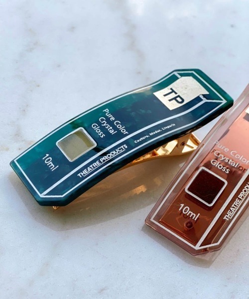 THEATRE PRODUCTS（シアタープロダクツ）の「LIP GLOSS CASE CLIP / THEATRE PRODUCTS（バレッタ/ヘアクリップ・レディース・グリーン/パープル・FREE）」の8枚目の写真