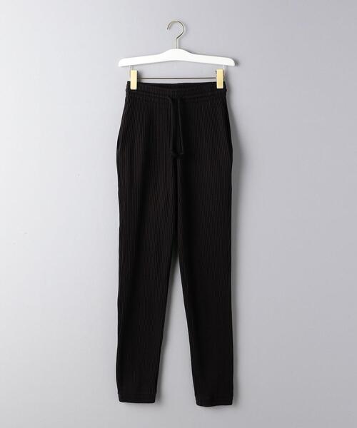 BASERANGE（ベースレンジ）の「＜BASERANGE（ベースレンジ）＞SHAW リブ パンツ（その他パンツ・レディース・オフホワイト/ブラック・X-SMALL）」の12枚目の写真