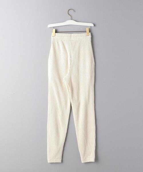 BASERANGE（ベースレンジ）の「＜BASERANGE（ベースレンジ）＞SHAW リブ パンツ（その他パンツ・レディース・オフホワイト/ブラック・X-SMALL）」の15枚目の写真