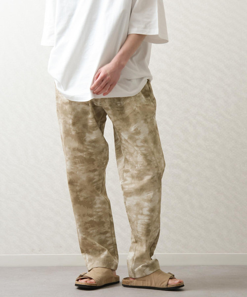 ZIP FIVE(ジップファイブ)の「【ZIP FIVE】【Cooker Pants】テーパードワイドイージーシェフパンツ(チノパンツ・レディース・ブラウン/ホワイト×ブラック/レオパード/ホワイト系/ブラック系/ブラック系1/ベージュ系/ブルー系/ベージュ/ストライプ/ライトベージュ/ネイビー/グレー系/パープル/オレンジ/アイボリー/カーキ/ブルー/ブラック/グリーン・LARGE/MEDIUM/X-LARGE/SMALL)」の11枚目の写真