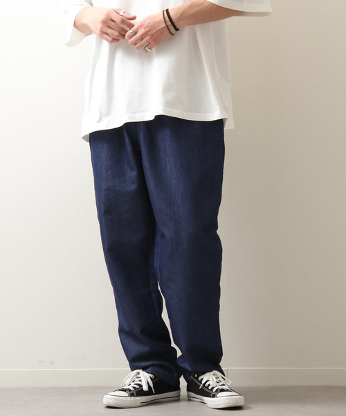 ZIP FIVE(ジップファイブ)の「【ZIP FIVE】【Cooker Pants】テーパードワイドイージーシェフパンツ(チノパンツ・レディース・ブラウン/ホワイト×ブラック/レオパード/ホワイト系/ブラック系/ブラック系1/ベージュ系/ブルー系/ベージュ/ストライプ/ライトベージュ/ネイビー/グレー系/パープル/オレンジ/アイボリー/カーキ/ブルー/ブラック/グリーン・LARGE/MEDIUM/X-LARGE/SMALL)」の14枚目の写真
