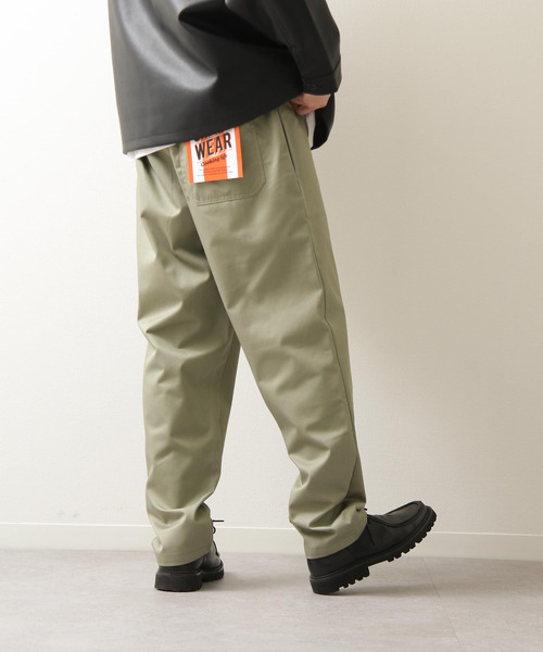 ZIP FIVE(ジップファイブ)の「【ZIP FIVE】【Cooker Pants】テーパードワイドイージーシェフパンツ(チノパンツ・レディース・ブラウン/ホワイト×ブラック/レオパード/ホワイト系/ブラック系/ブラック系1/ベージュ系/ブルー系/ベージュ/ストライプ/ライトベージュ/ネイビー/グレー系/パープル/オレンジ/アイボリー/カーキ/ブルー/ブラック/グリーン・LARGE/MEDIUM/X-LARGE/SMALL)」の12枚目の写真