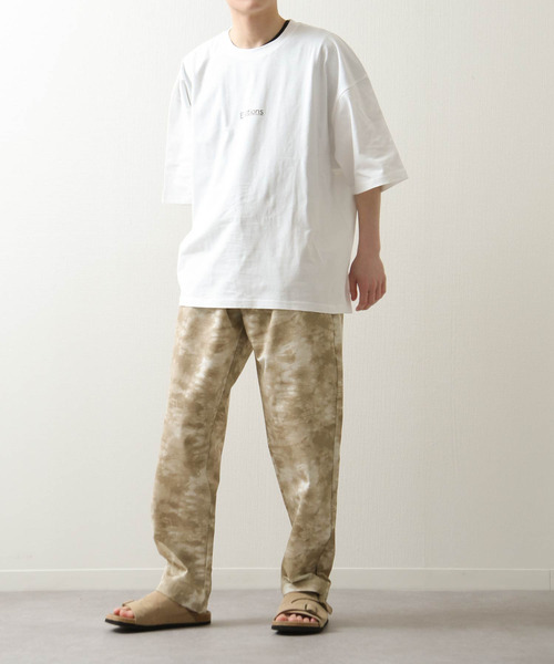 ZIP FIVE(ジップファイブ)の「【ZIP FIVE】【Cooker Pants】テーパードワイドイージーシェフパンツ(チノパンツ・レディース・ブラウン/ホワイト×ブラック/レオパード/ホワイト系/ブラック系/ブラック系1/ベージュ系/ブルー系/ベージュ/ストライプ/ライトベージュ/ネイビー/グレー系/パープル/オレンジ/アイボリー/カーキ/ブルー/ブラック/グリーン・LARGE/MEDIUM/X-LARGE/SMALL)」の21枚目の写真