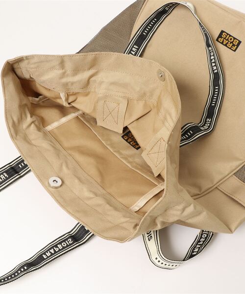 FRAPBOIS（フラボア）の「スクウィーズ2WAYトート（トートバッグ・レディース・ブラック/ベージュ・FREE）」の5枚目の写真