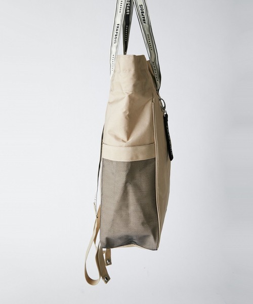 FRAPBOIS（フラボア）の「スクウィーズ2WAYトート（トートバッグ・レディース・ブラック/ベージュ・FREE）」の7枚目の写真
