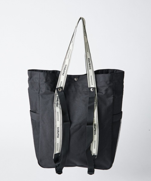 FRAPBOIS（フラボア）の「スクウィーズ2WAYトート（トートバッグ・レディース・ブラック/ベージュ・FREE）」の6枚目の写真