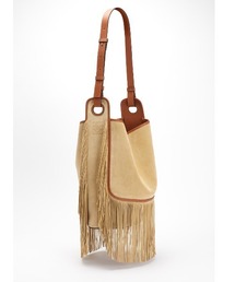 LOEWE（ロエベ）の「ホーボーバッグ (フリンジスエード&カーフ)（ショルダーバッグ・レディース）」