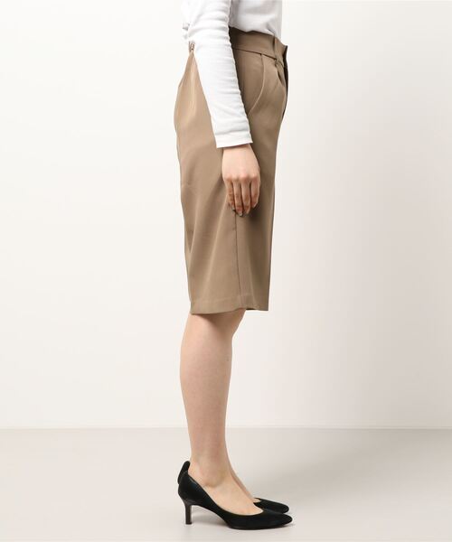 KOBE LETTUCE(コウベレタス)の「バックゴムハーフパンツ(その他パンツ・レディース・ライトベージュ/ブラウン/モスグリーン・FREE)」の4枚目の写真