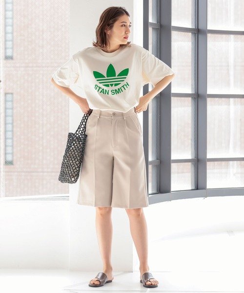 KOBE LETTUCE(コウベレタス)の「バックゴムハーフパンツ(その他パンツ・レディース・ライトベージュ/ブラウン/モスグリーン・FREE)」の8枚目の写真