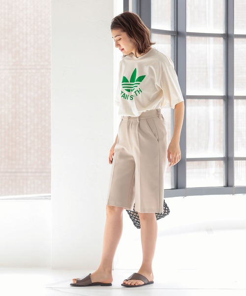 KOBE LETTUCE(コウベレタス)の「バックゴムハーフパンツ(その他パンツ・レディース・ライトベージュ/ブラウン/モスグリーン・FREE)」の9枚目の写真