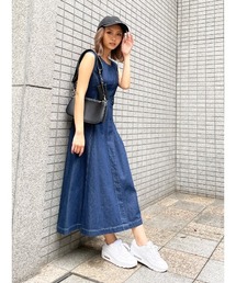 ENVYM | デニムロングＯＰ(ワンピース)