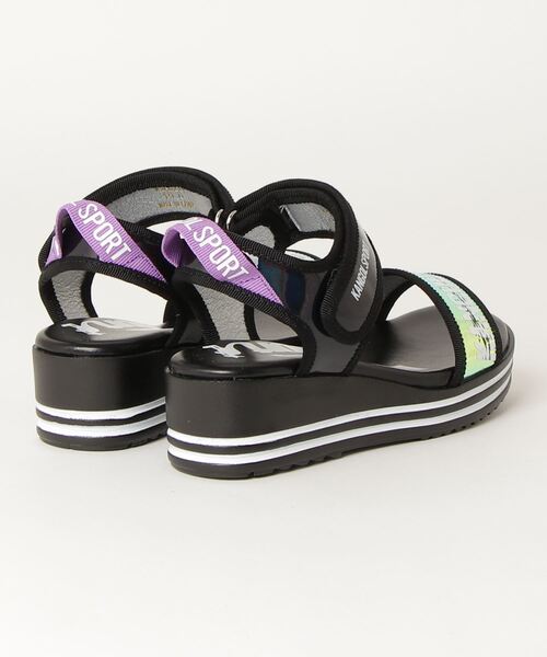 KANGOL SPORT（カンゴールスポーツ）の「KANGOL SPORT　KJS5231（サンダル・キッズ・ブラック/シルバーグレー・23.0cm/22.0cm/19.0cm/20.0cm/21.0cm）」の4枚目の写真