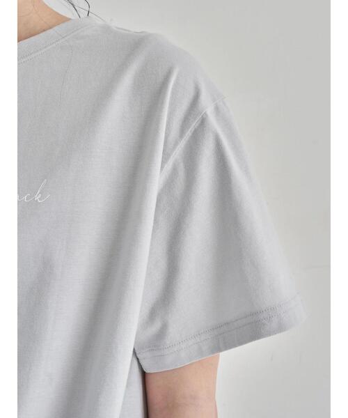 earth music&ecology（アースミュージックアンドエコロジー）の「Stay true to yourself BOX Tシャツ ＊（Tシャツ/カットソー・レディース・ブラック/サックスブルー/オフホワイト・FREE）」の15枚目の写真