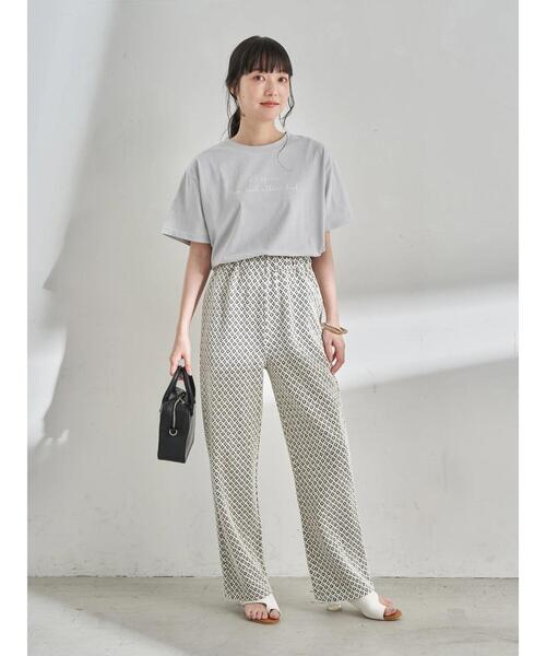 earth music&ecology（アースミュージックアンドエコロジー）の「Stay true to yourself BOX Tシャツ ＊（Tシャツ/カットソー・レディース・ブラック/サックスブルー/オフホワイト・FREE）」の18枚目の写真