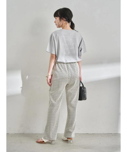 earth music&ecology（アースミュージックアンドエコロジー）の「Stay true to yourself BOX Tシャツ ＊（Tシャツ/カットソー・レディース・ブラック/サックスブルー/オフホワイト・FREE）」の20枚目の写真