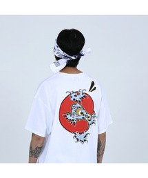 ヘイト [HAIGHT] - × ホデナス [4D7S] コラボ グラフィック 半袖 Tシャツ [NAMIDARUMA S/S TEE]