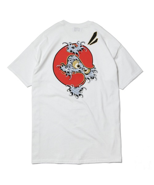 HAIGHT（ヘイト）の「ヘイト [HAIGHT] - × ホデナス [4D7S] コラボ グラフィック 半袖 Tシャツ [NAMIDARUMA S/S TEE]（Tシャツ/カットソー・メンズ・ホワイト/ブラック・LARGE/X-LARGE/XX-LARGE/MEDIUM）」の9枚目の写真